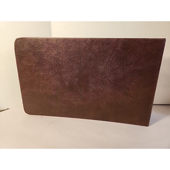 Vintage Unused Brown & Gold Ring Binder Ledger Book - Picture 5 of 9